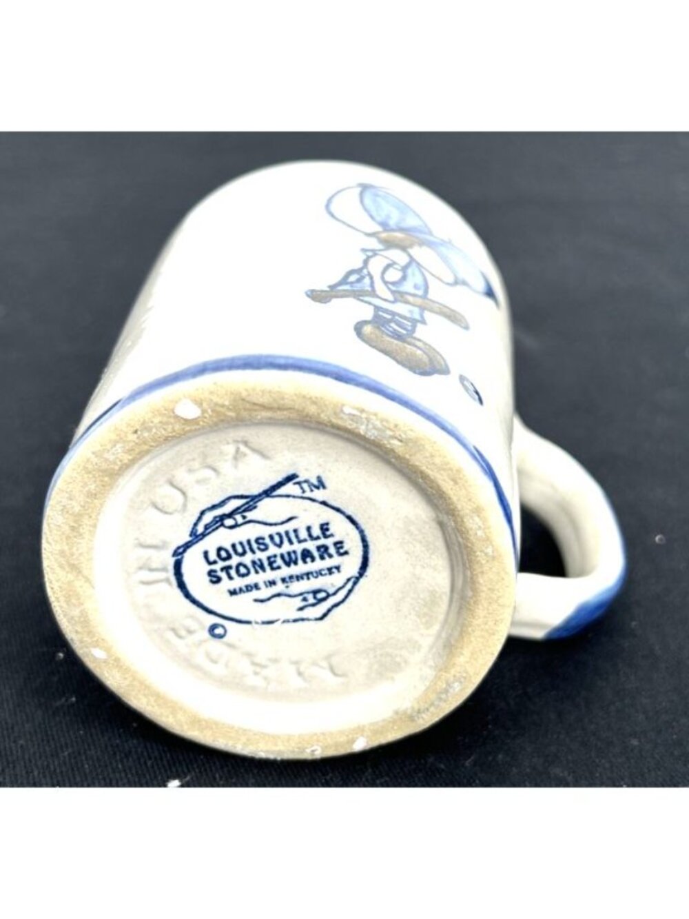 Louisville Stoneware Baseball Child’s Tea Cup Pottery 3.25" - Picture 6 of 7